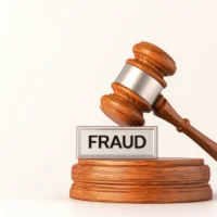 a-wooden-gavel-stands-next-to-a-sign-reading-fraud